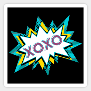 Retro XOXO Graphic Tee! Magnet